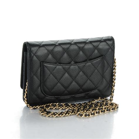 Chanel Wallet on Chain Quilted Lizard 